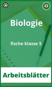 Arbeitsblätter Biologie fische klasse 5 PDF