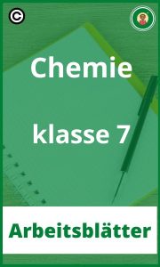 Arbeitsblätter Chemie klasse 7 PDF