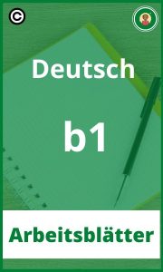 Arbeitsblätter Deutsch  b1 PDF
