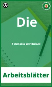 Arbeitsblätter Die 4 elemente grundschule PDF