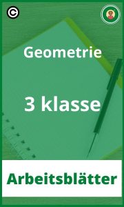 Geometrie 3 klasse PDF Arbeitsblätter