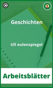 Geschichten till eulenspiegel Arbeitsblätter PDF