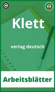 Arbeitsblätter Klett verlag deutsch PDF