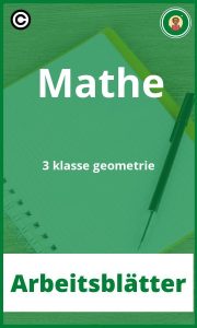 Mathe 3 klasse geometrie PDF Arbeitsblätter