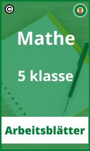 Mathe 5 klasse PDF Arbeitsblätter