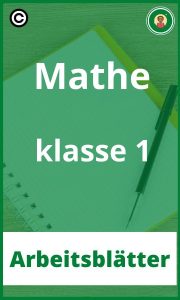 Arbeitsblätter Mathe klasse 1 PDF