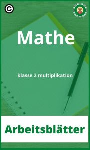 Arbeitsblätter Mathe klasse 2 multiplikation PDF