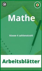 Arbeitsblätter Mathe klasse 4 zahlenstrahl PDF