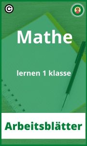 Arbeitsblätter Mathe lernen 1 klasse PDF