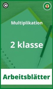 Multiplikation 2 klasse PDF Arbeitsblätter
