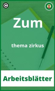 Arbeitsblätter Zum thema zirkus PDF
